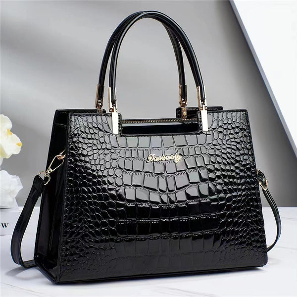 Brooklyn™ Shine | Bolso de lujo con relieve de cocodrilo