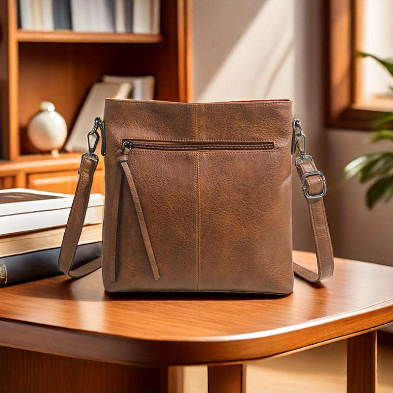 Addison™ Simple Elegance | Borsa a tracolla quadrata retrò