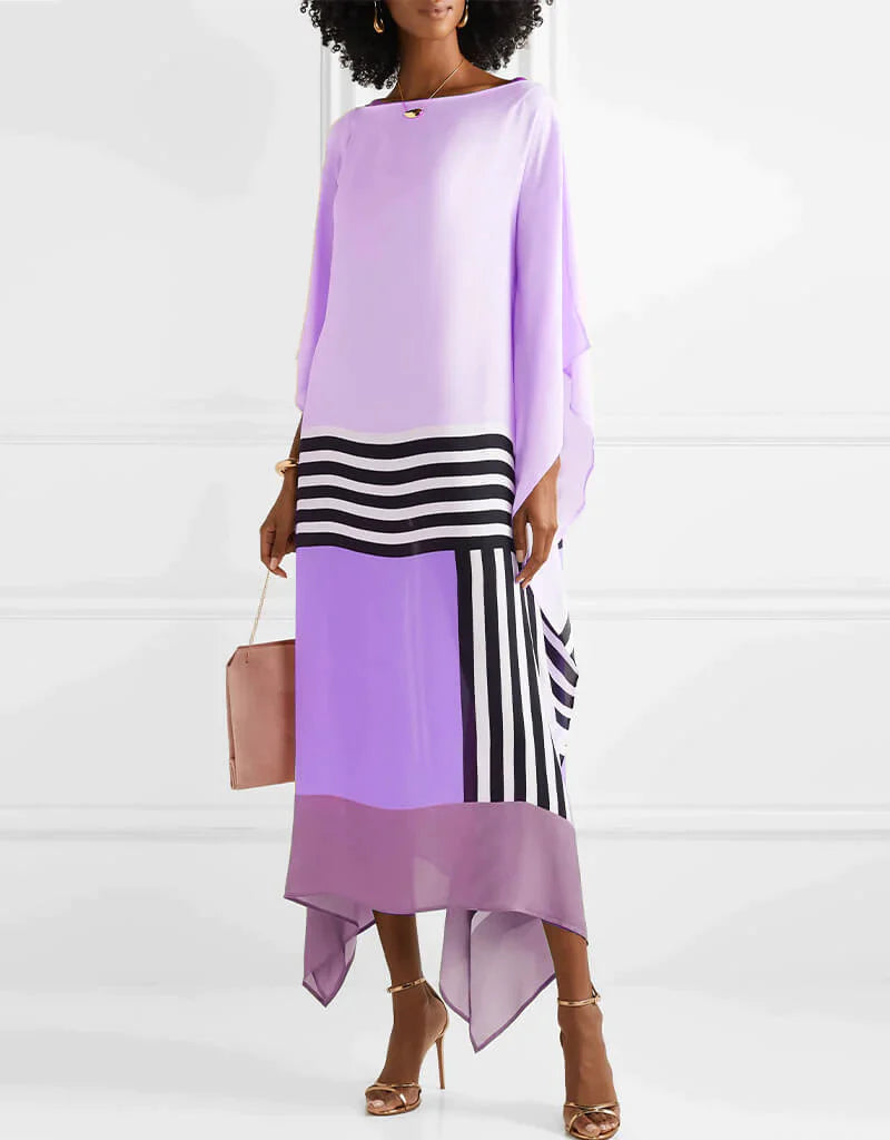 Rilinda | Elegante caftano con stampa geometrica