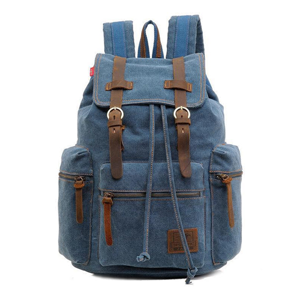 Jackson™ - Zaino vintage multitasche con patta