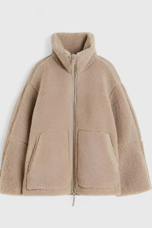 BROOKE – COZY SHERPA ZIP JACKET