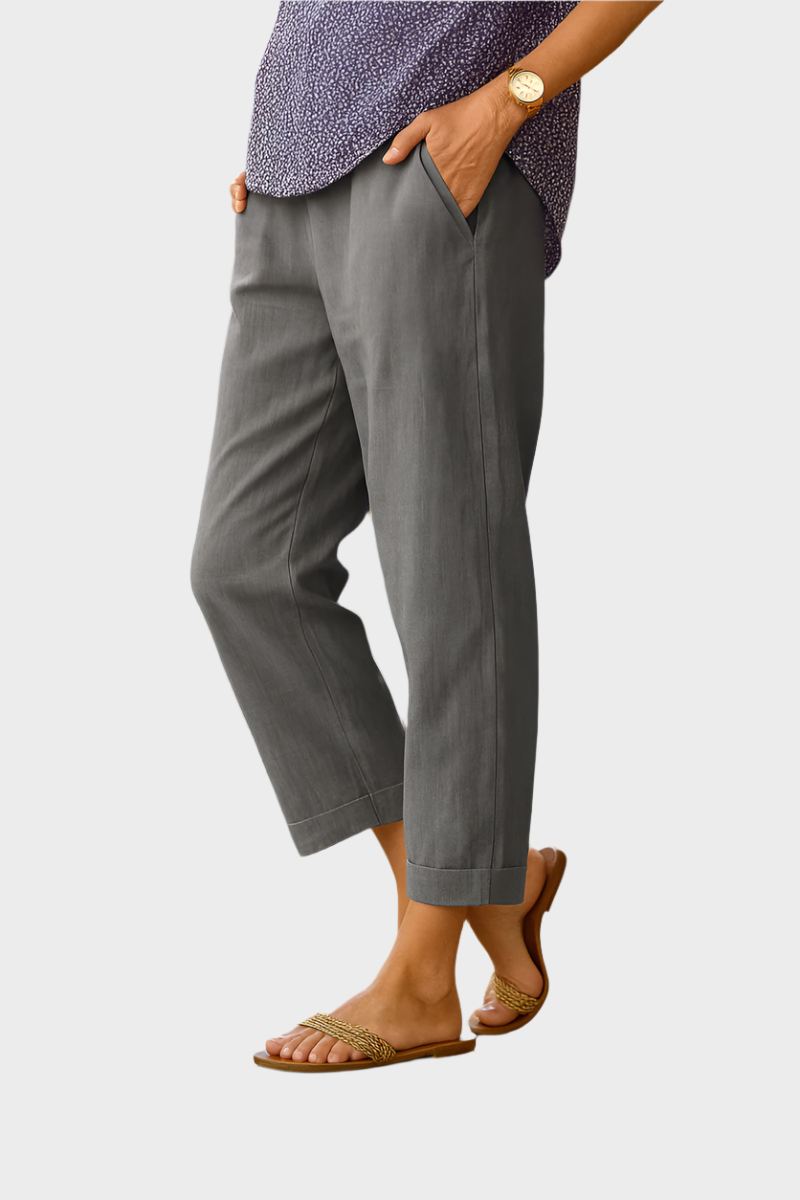 Pantaloni estivi in ​​lino e cotone
