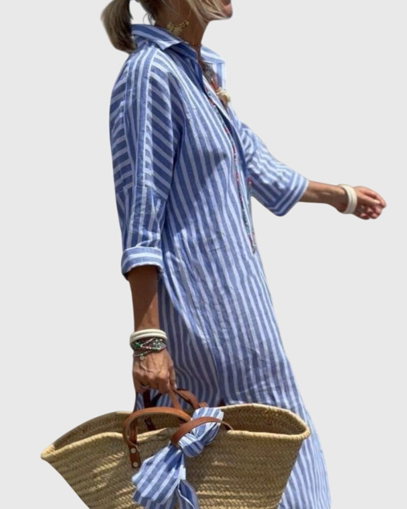 Ellen™ | Abito classico a righe