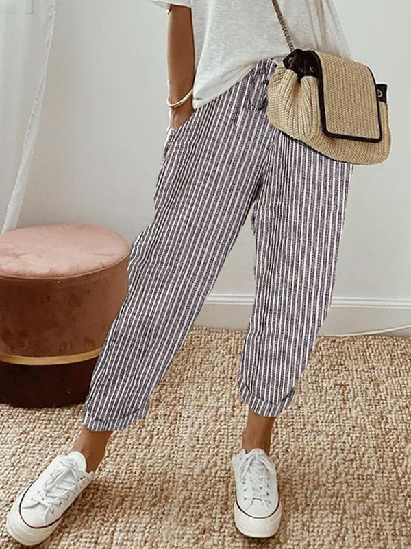 Ely | Pantaloni in lino anti-sudore di lusso
