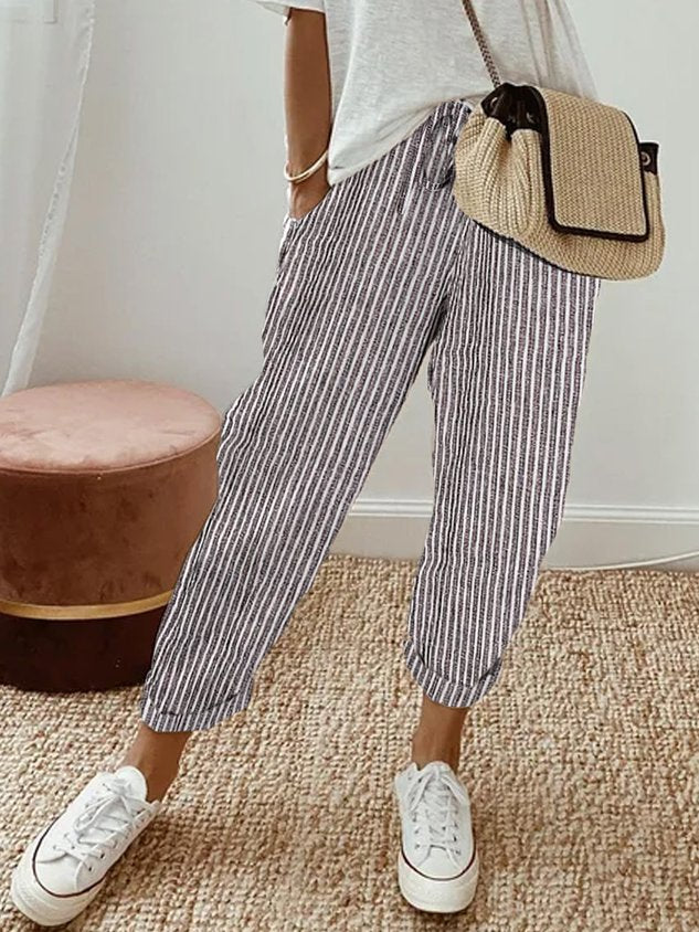 Ely | Pantaloni in lino anti-sudore di lusso