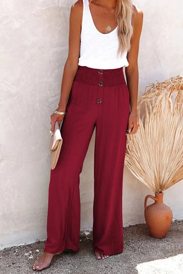 BRIAR – PANTALONI MORBIDI A VITA ALTA 