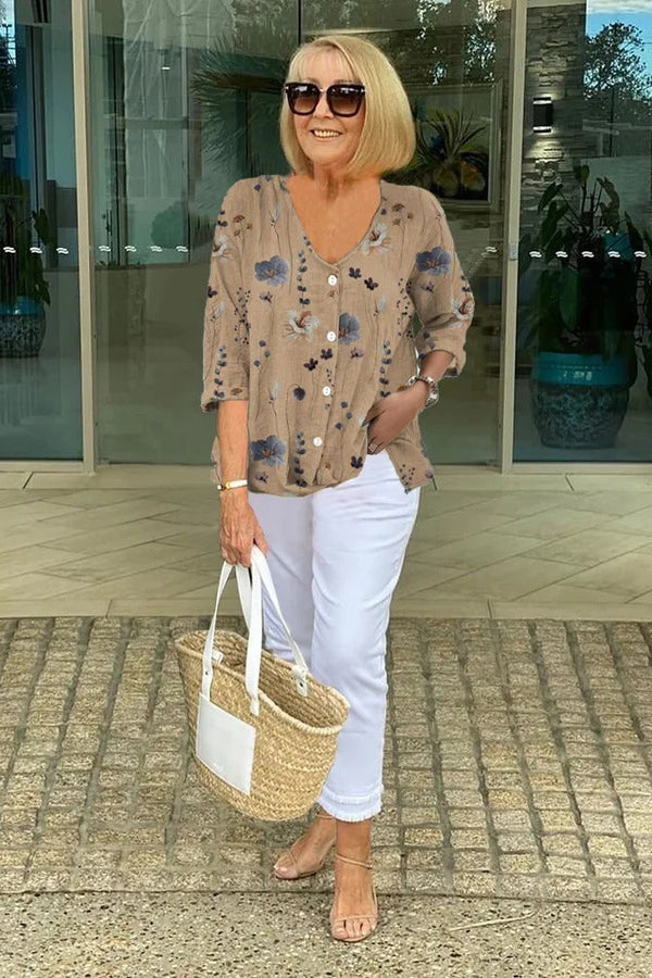 Elora | Floral Blouse