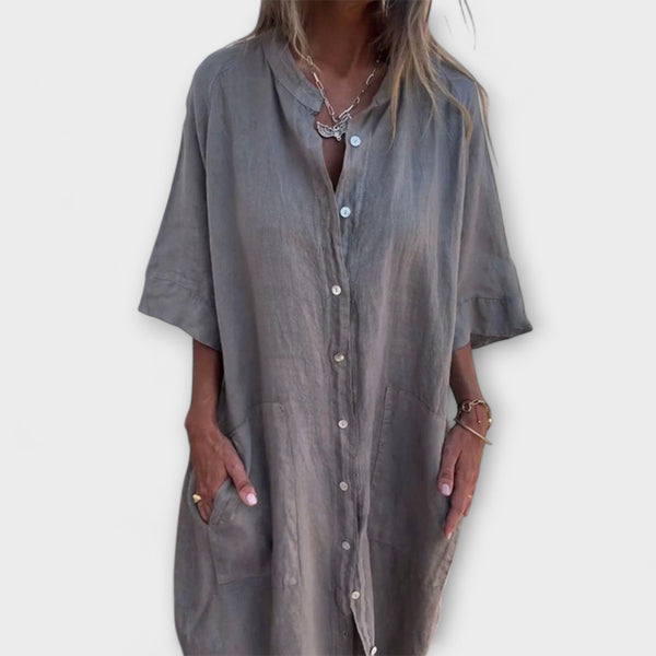 Melanie - Abito midi casual ispirato a Ibiza