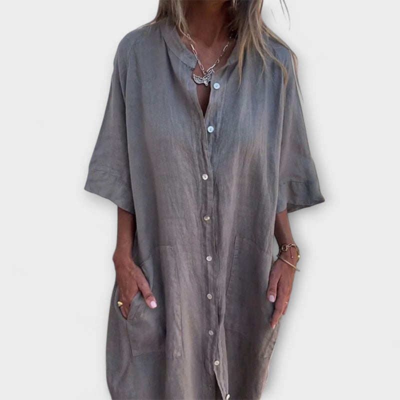 Melanie - Abito midi casual ispirato a Ibiza