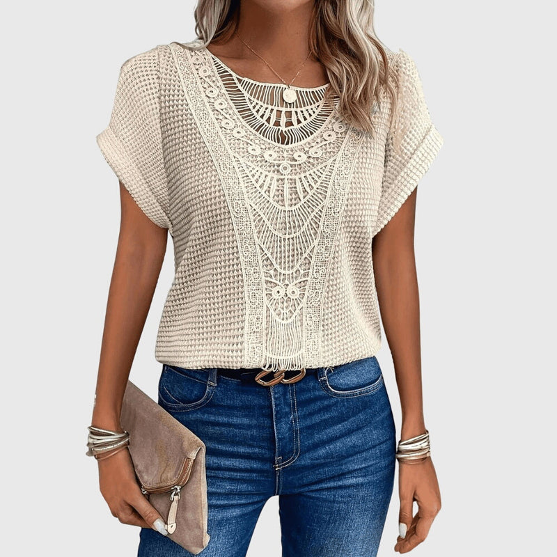 Pearl™ | Elegante blusa estilo ibicenco