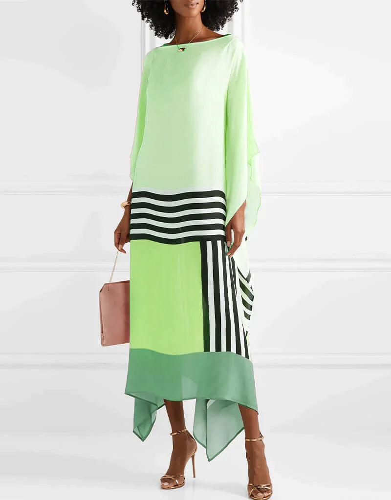 Rilinda | Elegante caftano con stampa geometrica
