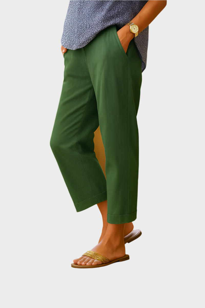 Pantaloni estivi in ​​lino e cotone