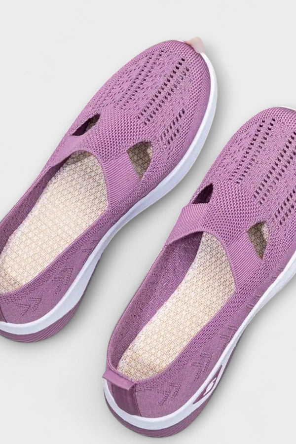 Martha - Comfortable Orthopedic Boots in Purple