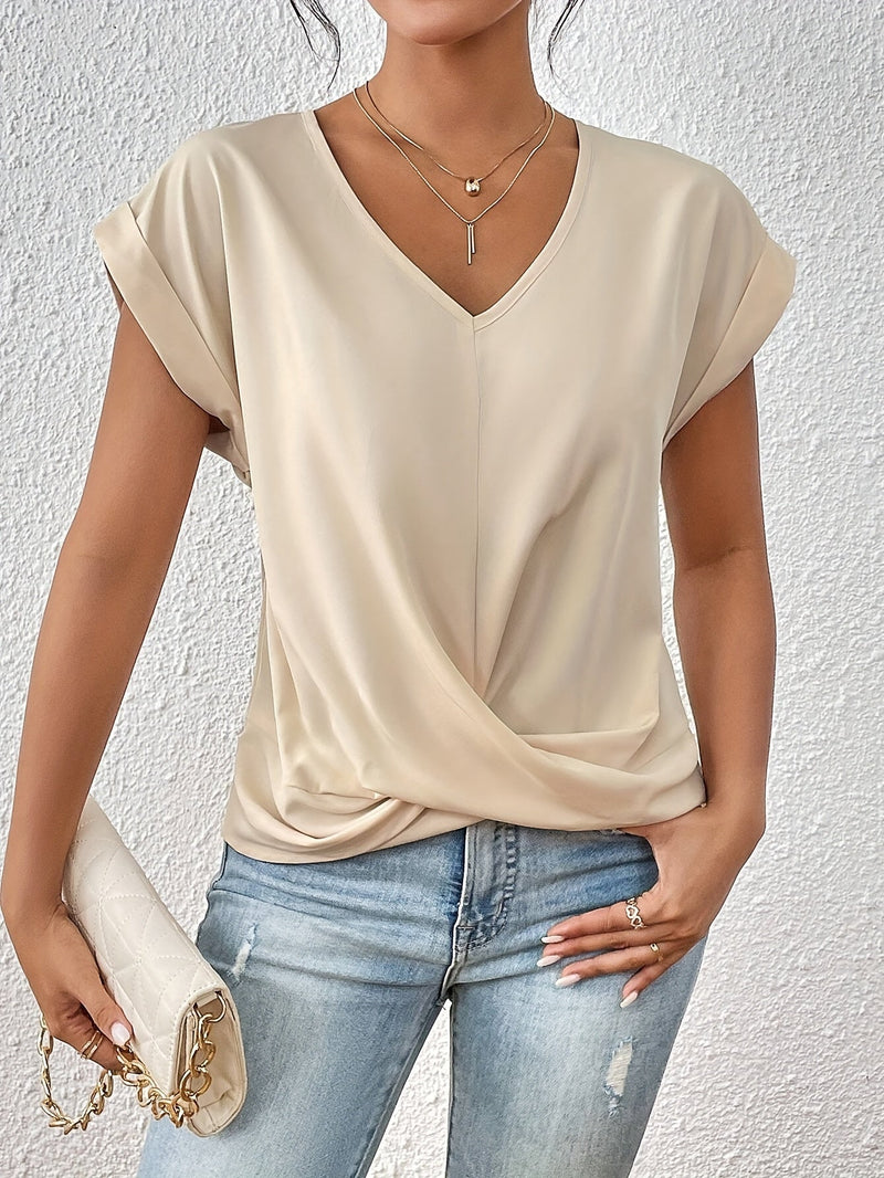 Maia | Top con scollo a V e scollo a V sul davanti
