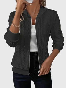 Lena™ - Sudadera con capucha y cremallera