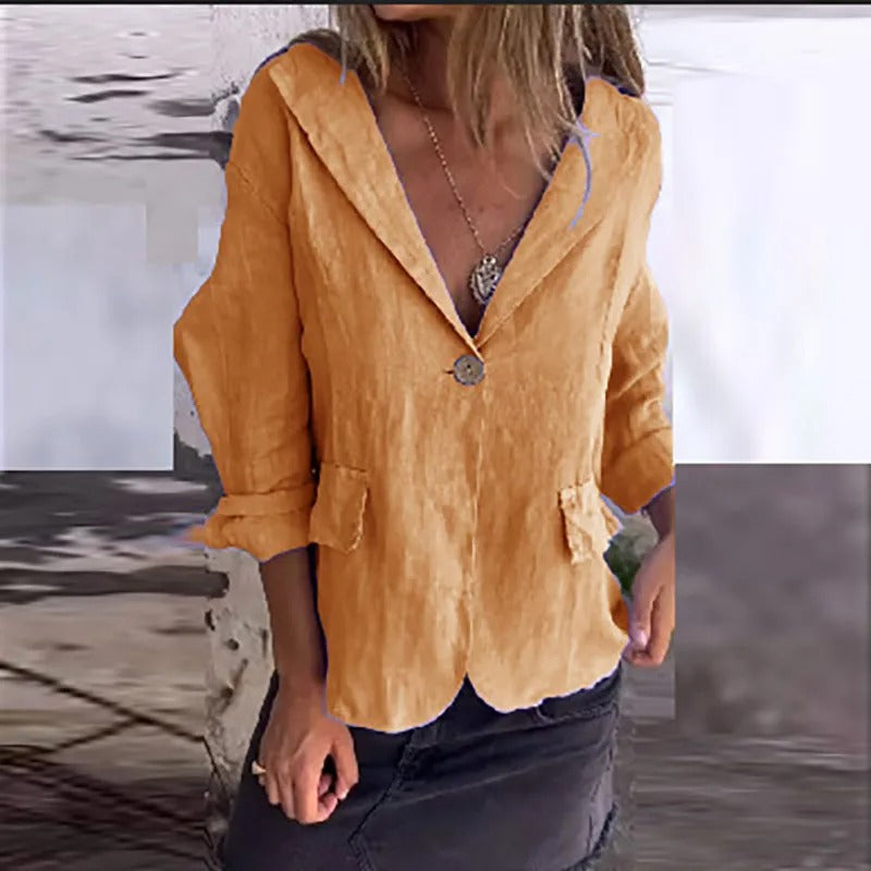 Alyssa™ - Blazer ligero de inspiración retro