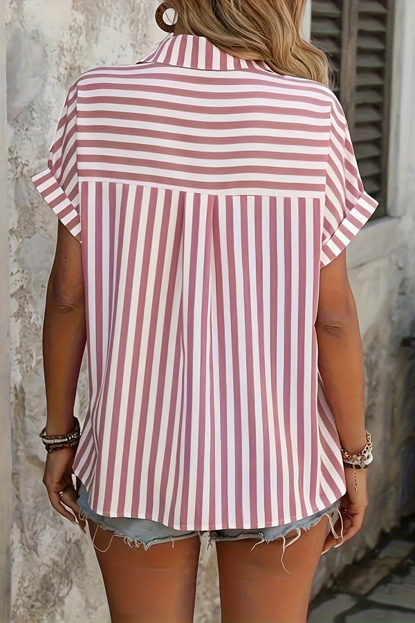 Lilou | Elegant Striped Blouse