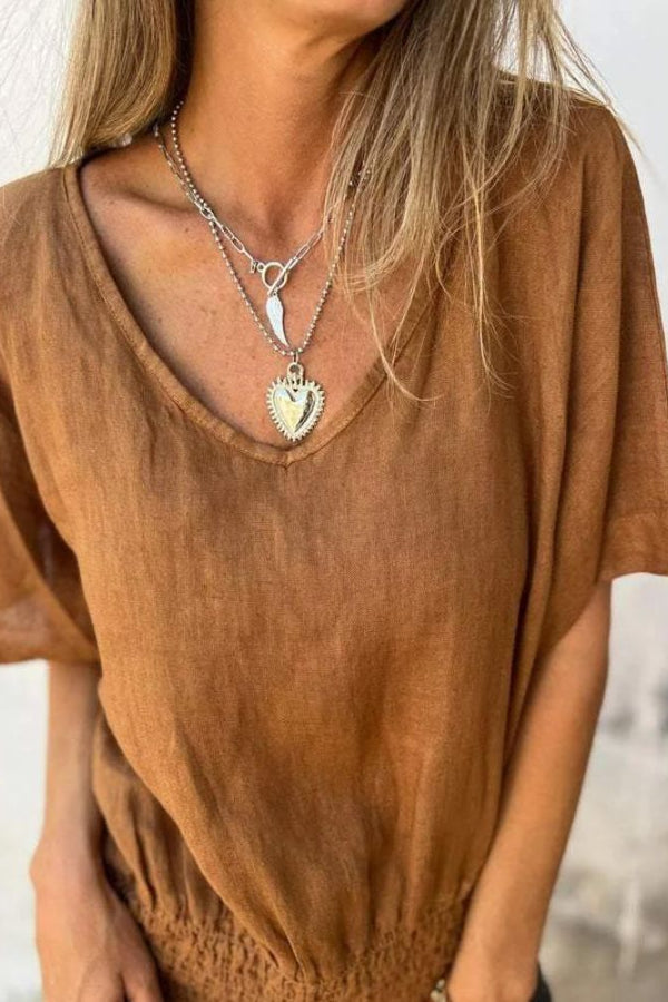 LENNOX – CLOSE CUT V NECK TEE