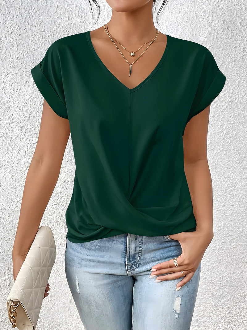 Maia | Top con scollo a V e scollo a V sul davanti