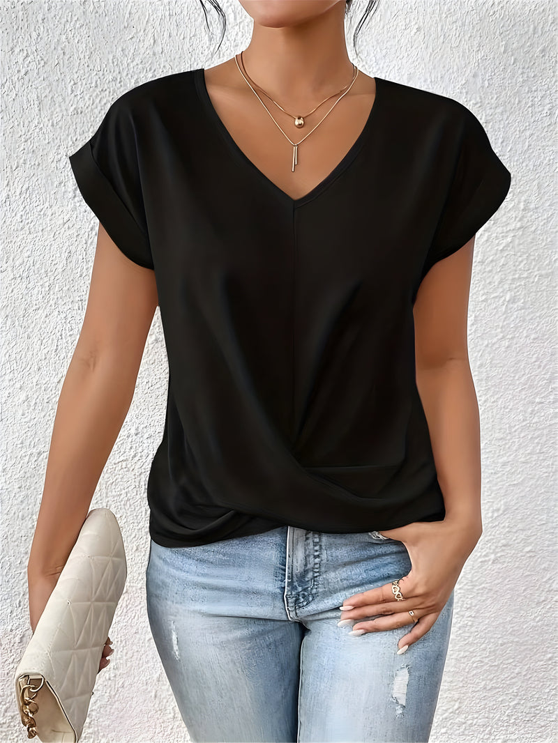 Maia | Top con scollo a V e scollo a V sul davanti