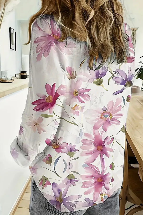 Marisse | Elegant Floral Blouse