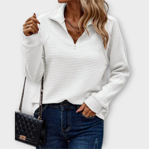 Vida | Maglione con mezza zip