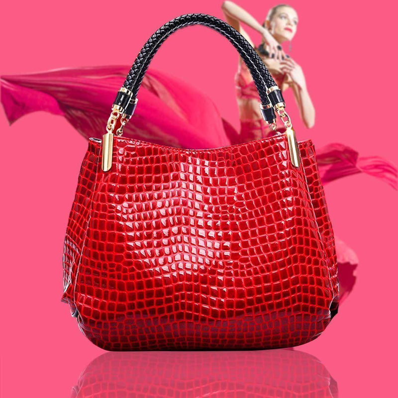Isabella™ Elegancia Perdurable | Elegante bolso con estampado de cocodrilo 