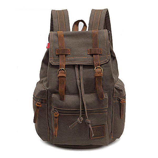 Jackson™ - Zaino vintage multitasche con patta