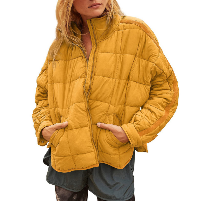 Amelia – Lightweight Compact Zip Puffer Jacket