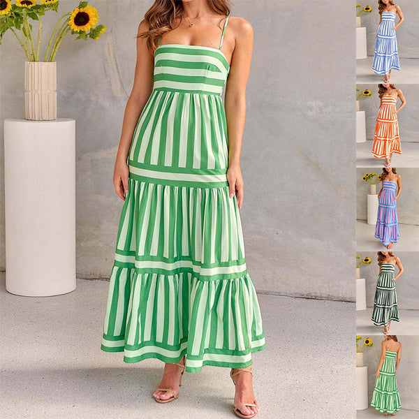 Coastal Vibes Maxi Dress – Comfort & Color in One