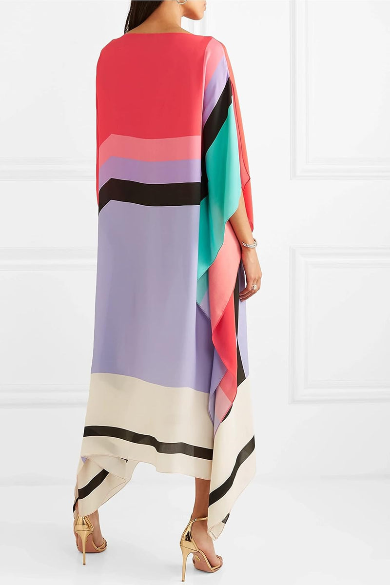 Rilinda | Elegante caftano con stampa geometrica
