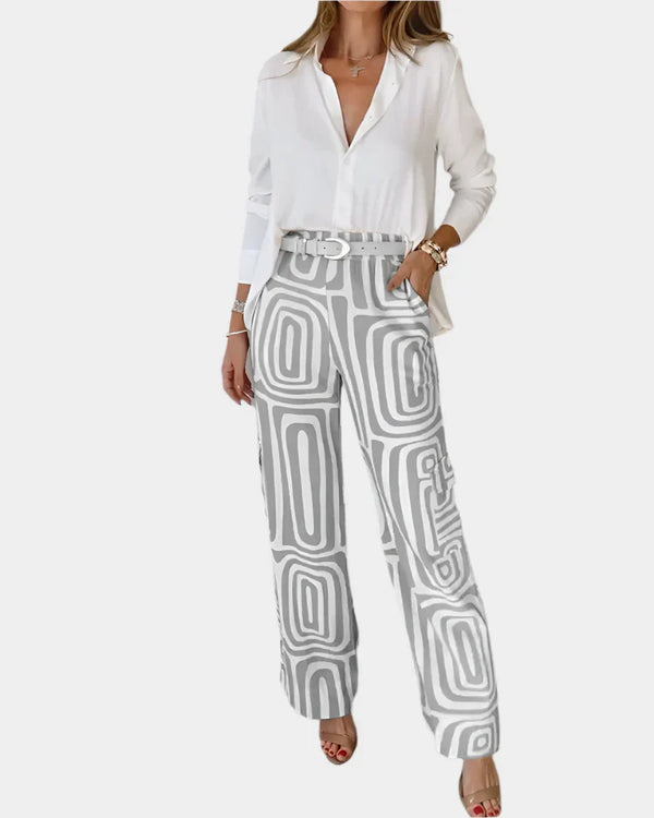 Set comodo ed elegante con cintura regalo