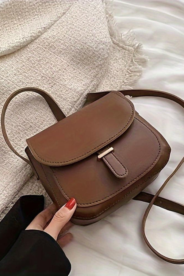 Aria™ Retro Grace | Elegant Saddle Crossbody Bag