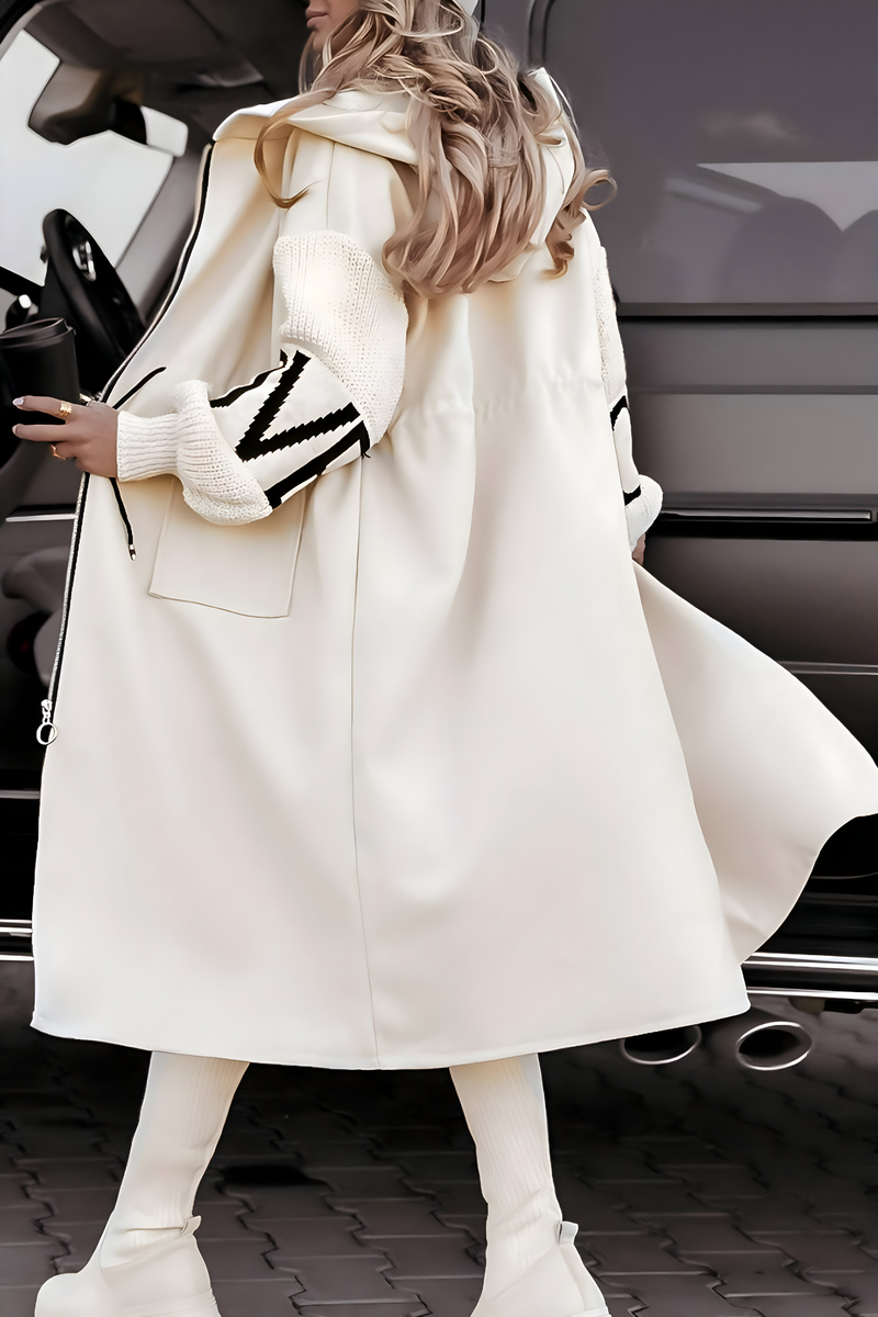 DANIELA – MODERN HOODED LONG COAT