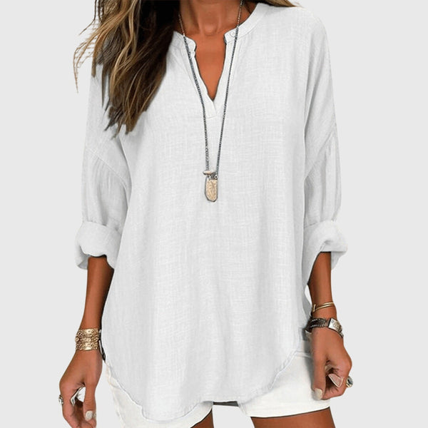 Lenara™ | Camicia da spiaggia elegante e fluida