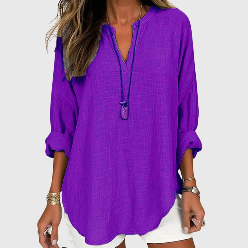 Lenara™ | Camicia da spiaggia elegante e fluida