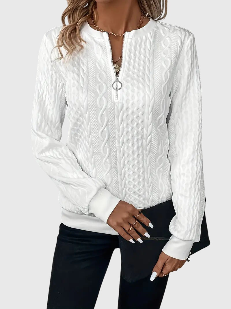 Nora™ | Maglione con cerniera