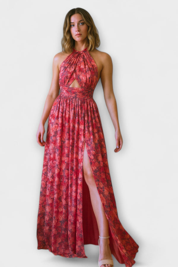 Vera - Abito elegante con motivo floreale