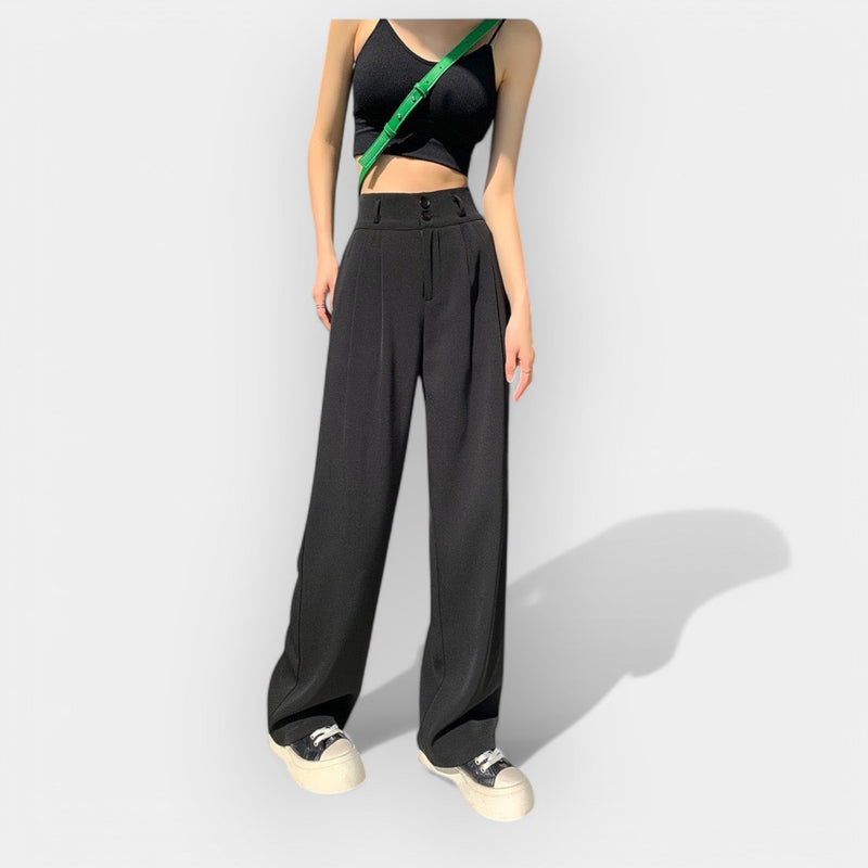 Pantalones anchos de estilo coreano