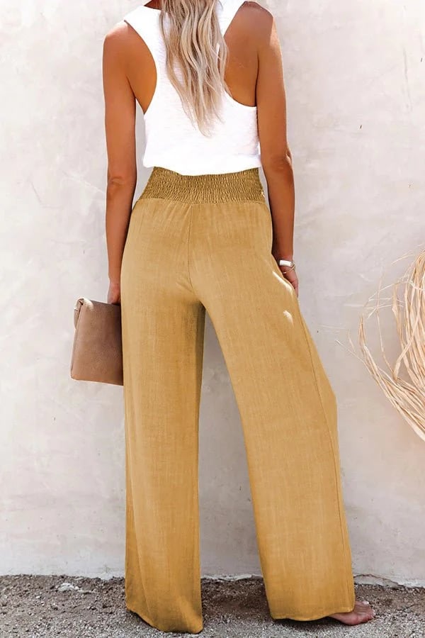 BRIAR – PANTALONI MORBIDI A VITA ALTA 