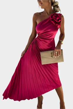 Vestido floral con notas románticas