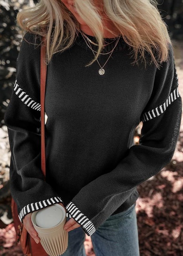 Marisa - Maglione a contrasto chic