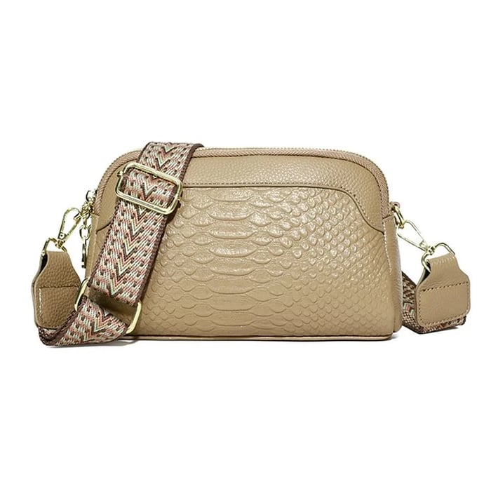 Olivia™ Elegant Allure | Mini borsa a tracolla con motivo coccodrillo