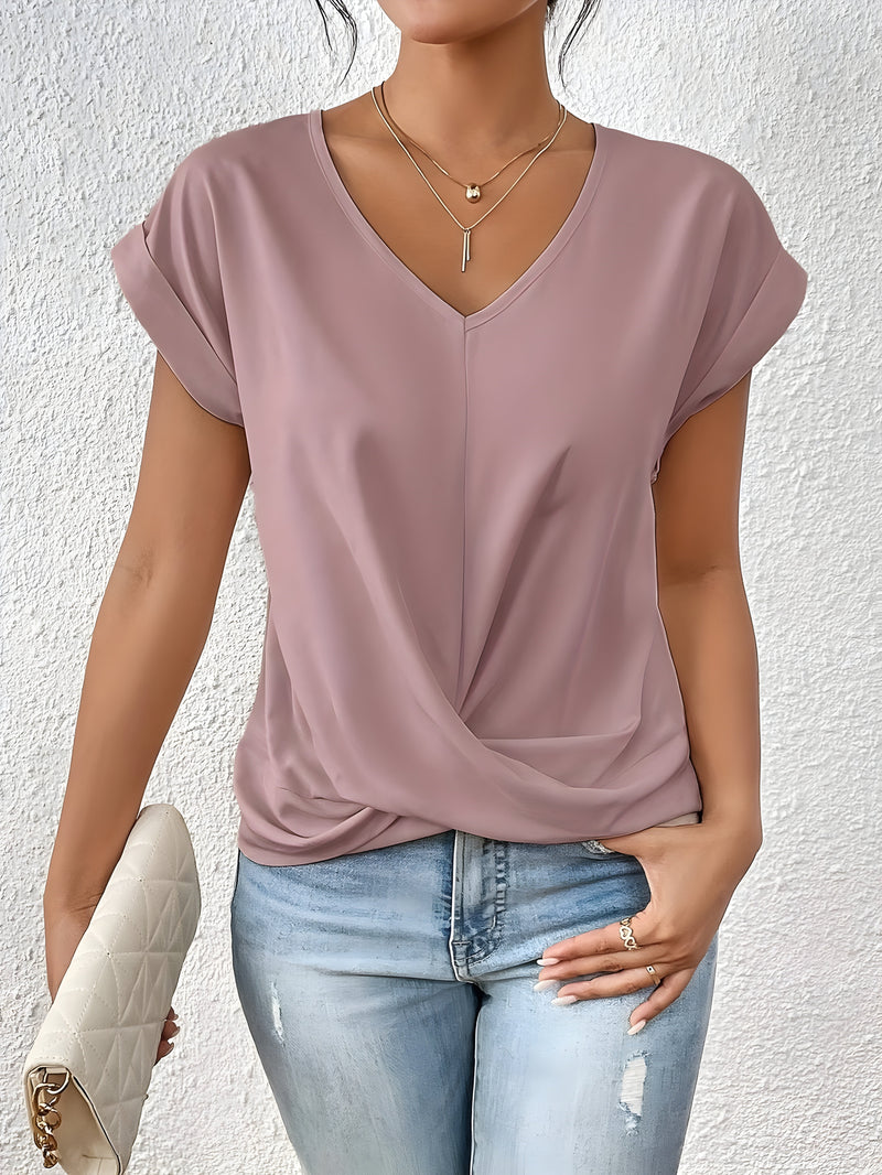 Maia | Top con scollo a V e scollo a V sul davanti