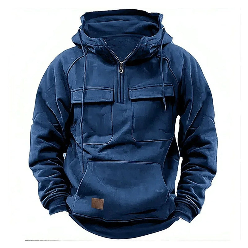 CHRIS – UTILITY HOODED PULLOVER