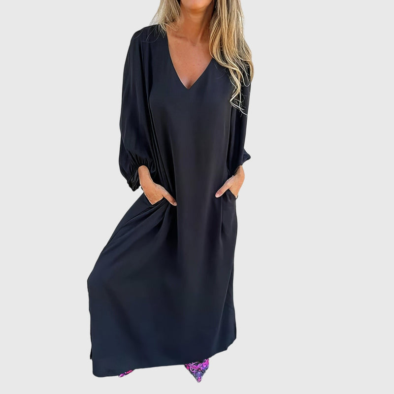 Carol™ - Abito lungo boho con tasche