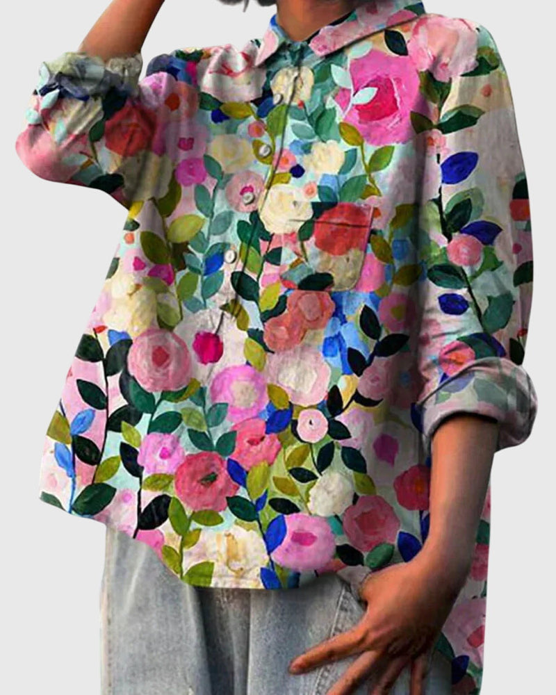 Valeria™ - Blusa con stampa floreale