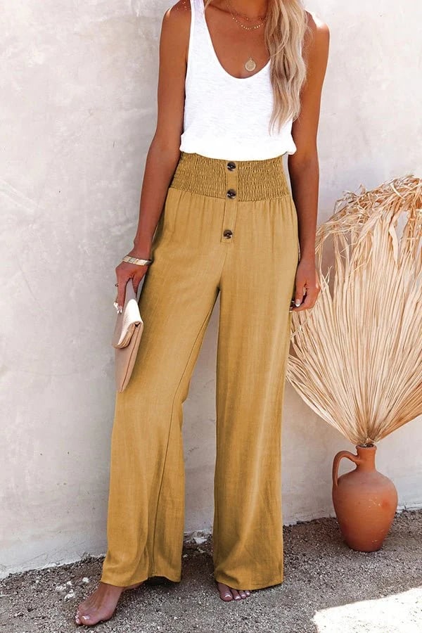 BRIAR – PANTALONI MORBIDI A VITA ALTA 