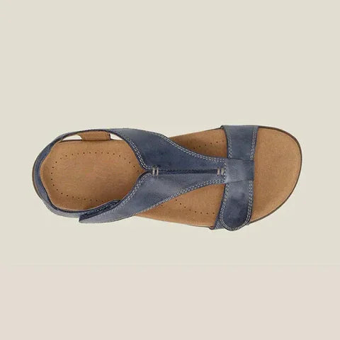 Alina - Sandali ortopedici casual in pelle