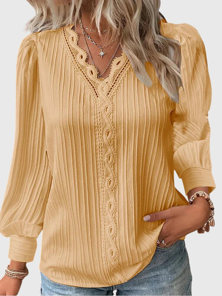 Andrea™ | Elegante camicetta pullover